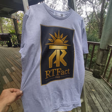 Load image into Gallery viewer, XL RTFACT PINS AUSTRALIA T-SHIRT (grey)
